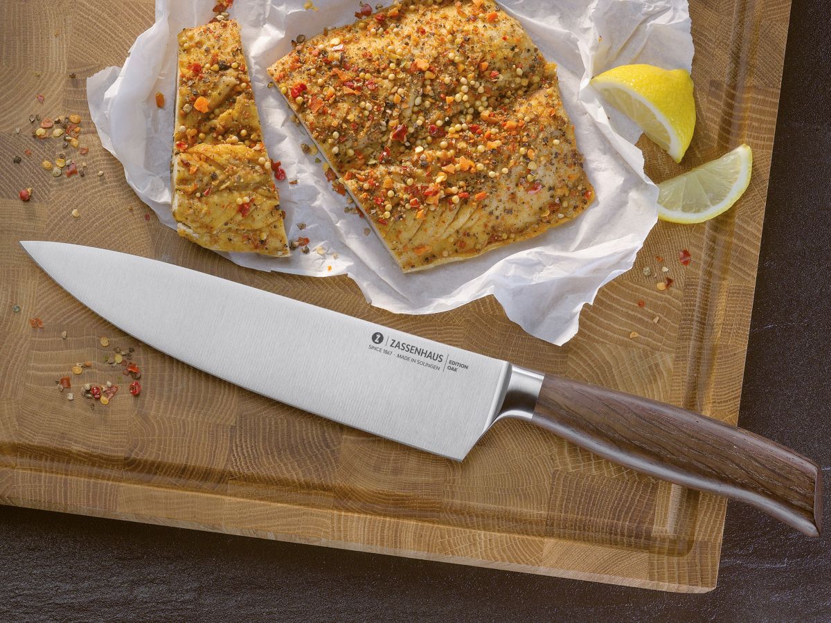 074192_a EDITION DUB Kuchařský nůž 21 cm dub nerezová ocel Zassenhaus